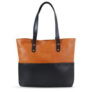 Black & Brown Tote Bag