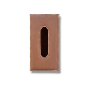 leather tissue box